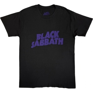 Black Sabbath Wavy Logo Vintage Black L Риза (BSTS04MB03)