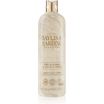 Baylis & Harding Elements Pink Blossom & Lotus Flower луксозен душ гел 500ml