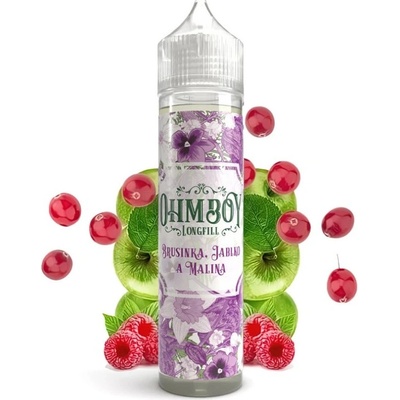 Ohmboy Volume II Brusinka jablko a malina Shake & Vape 10 ml