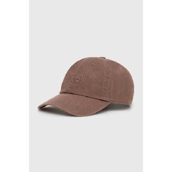 adidas Памучна шапка с козирка adidas SPW DAD CAP в кафяво с изчистен дизайн IX8015 (IX8015)