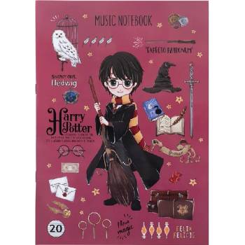 Нотна тетрадка Kite Harry Potter A4 20л (A4 20)