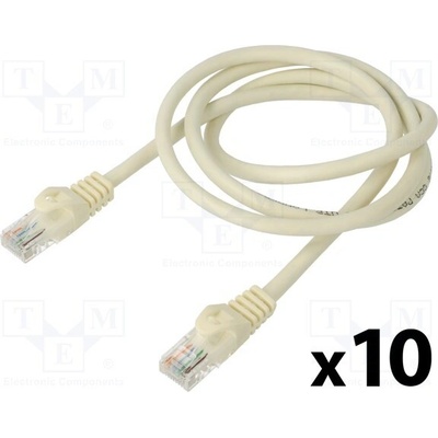Lanberg PCU6-20CC-0100 patch, kat.6a UTP, bílý
