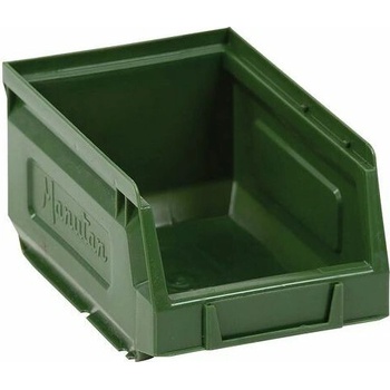Manutan Plastový box Expert 8,3 x 10,3 x 16,5 cm, zelený