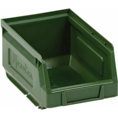 Manutan Plastový box Expert 8,3 x 10,3 x 16,5 cm, zelený