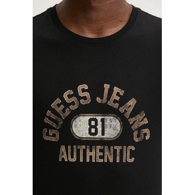 Guess Jeans Памучна тениска Guess Jeans в черно с принт M4BI74 K8HM0 (M4BI74.K8HM0)