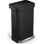 simplehuman Стоманен кош за отпадъци с педали 45 л - simplehuman (CW2092)