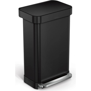 simplehuman Стоманен кош за отпадъци с педали 45 л - simplehuman (CW2092)