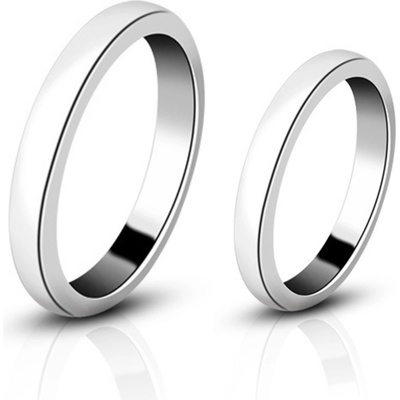 Olivie Snubní stříbrný prsten 8478