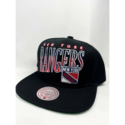 Mitchell & Ness New York Rangers Line Work Snapback Vntg