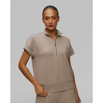 Varley Ritchie Short Sleeve Sweat hnedá