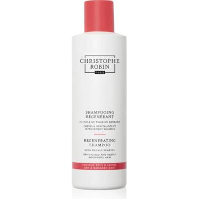 Christophe Robin Regenerating Shampoo with Prickly Pear Oil дълбоко регенериращ шампоан за увредена и химически третирана коса 250ml