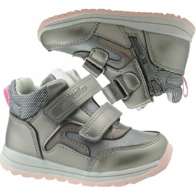 Dívčí polobotky dětské kotníkové boty přechodové boty na suchý zip