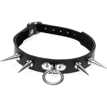 Black & metal нашийник Spikes - BWZ-701
