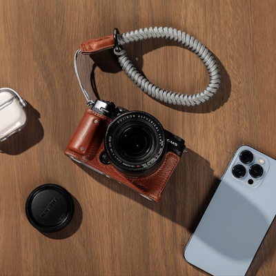 SmallRig Camera Leather Half Case Kit pre FUJIFILM X-M5 Brown 4880