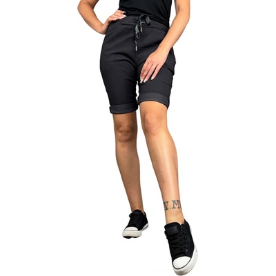 D-Stiag dámské stylové kraťasy SIMPLE Černá