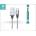 Devia ST301278 TUBE ANDROID Micro USB textilný