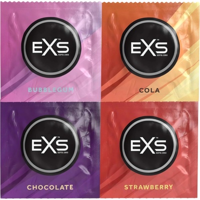 EXS Condoms Mixed - презервативи - различни вкусове (12бр)