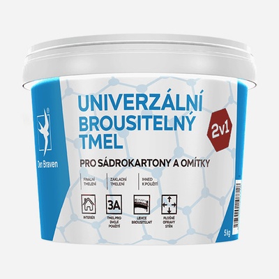 Den braven Brúsiteľný na sadrokartón 14kg