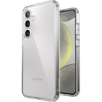 Speck Екстремен Калъф за Samsung S24, Speck Presidio Perfect-Clear, Прозрачен (840168539123)