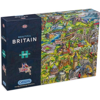 Gibsons Пъзел Gibsons от 1000 части - Красива Британия, Мария Рабински (G7080)