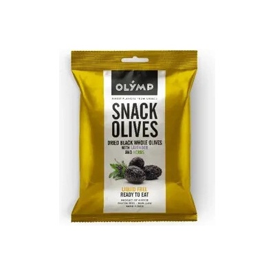 Olymp Sušené černé olivy s levandulí a bylinkami 70 g