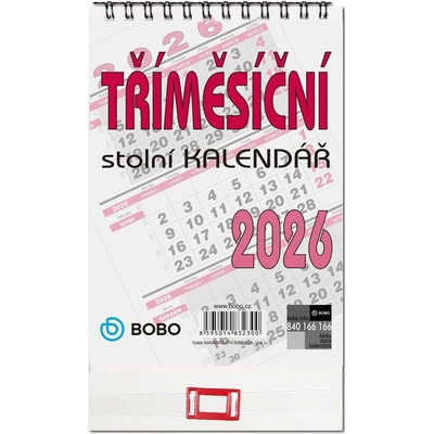 Stolní tříměsíční 2026