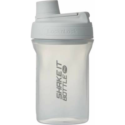 Láhev na pití shaker LOCK SHAKE IT 650ml bílá