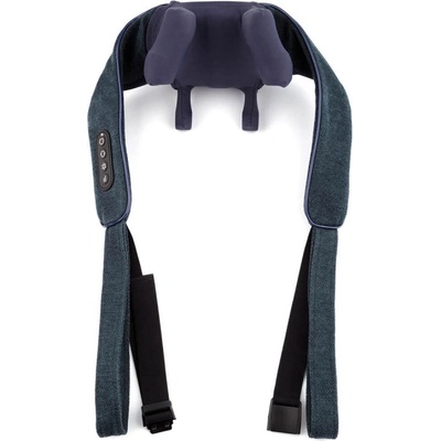 Масажор за врат Medivon Hyperion, Шиацу, 2 скорости, Инфрачервено загряване, Подпомага кръвообращението и регенерацията, Тъмносин (Hyperion)