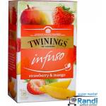 TWININGS Чай Twinings Strawberry & Mango 20бр. 40гр
