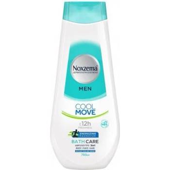 NOXZEMA Ноксима измиващ продукт за лице, коса и тяло, Noxzema Men Cool Move 3 in 1 Bath Care for Body, Face & Hair 750ml