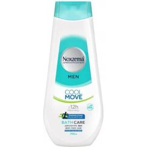 NOXZEMA Ноксима измиващ продукт за лице, коса и тяло, Noxzema Men Cool Move 3 in 1 Bath Care for Body, Face & Hair 750ml