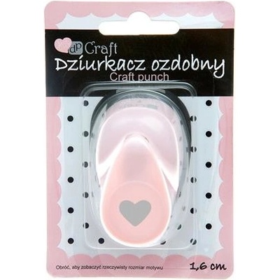 Dekorativní děrovačka DP Craft 1,6 cm - srdce