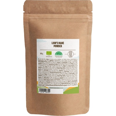 Brainmax Pure Lion's Mane Hericium prášok BIO 100 g
