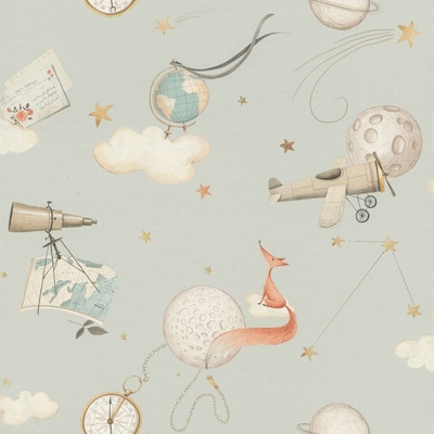 RASCH Влизолинов тапет за стена rasch kids world 2 302226