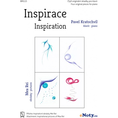 INSPIRACE + Audio Online čtyři příjemné a uklidňující miniatury pro klavír