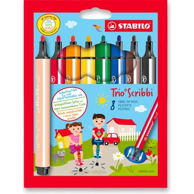 Stabilo Trio Scribbi 368 8ks
