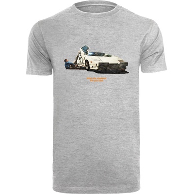 Mister Tee Тениска Weekend Wolf Tee heather grey XSUB-MT1484-00431 - Черен, размер L