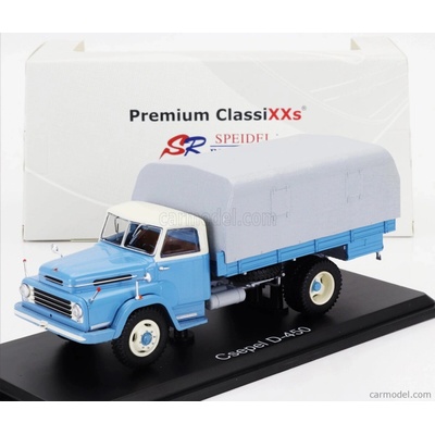 Premium classixxs Csepel D445 Truck Telonato 2-assi 1963 Světle Modrá Šedá 1:43