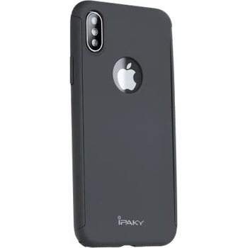 Apple Калъф 360" със стъклен протектор за iPhone 8 Plus Ipaky черен