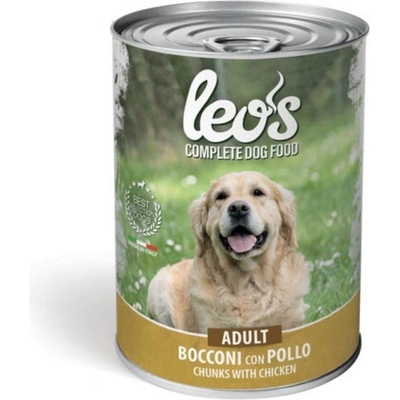 Консерви за кучета Leo's Adult с пилешко - 1.230кг