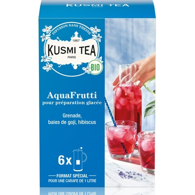 Kusmi Tea Био чай AquaFrutti 6 големи пакетчета (21683A1330)