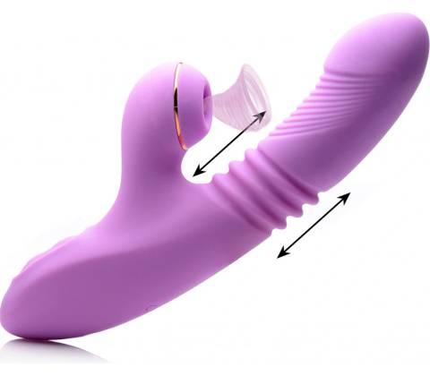Shegasm Shegasm Pro Thrust Suction Rabbit Purple
