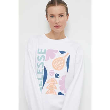 Ellesse Суичър Ellesse Rosiello Sweatshirt в бяло с принт SGV20247 (SGV20247)