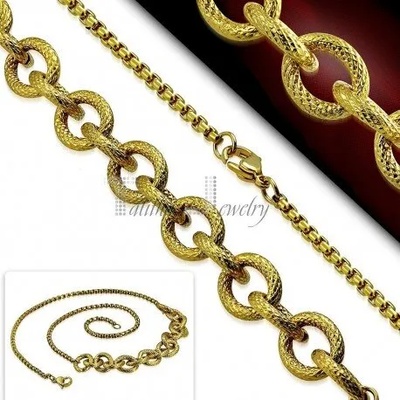 Talitha Модерно дамско колие в златисто