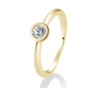 Sofia Diam prsten ze žlutého zlata s diamantem BE41 85131 6 Y