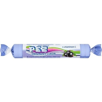 PEZ Hroznový cukor s príchuťou čierna ríbezľa s vitamínom C 39 g