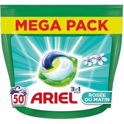 Ariel gelové kapsle 3v1 Ranní rosa universal 50 PD 1,025 kg