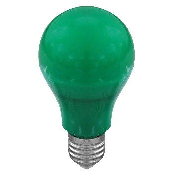 Image 1 of UltraLux Led ЛАМПА e27 220v-240v ac 200° 6w ЗЕЛЕНА (lb627g)