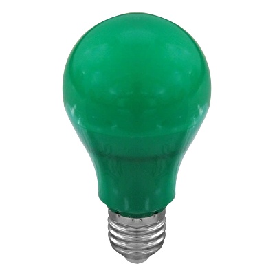 UltraLux Led ЛАМПА e27 220v-240v ac 200° 6w ЗЕЛЕНА (lb627g)