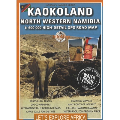 Craenen BBV distribuce mapa Kaokoland 1:620 t. InfoMap